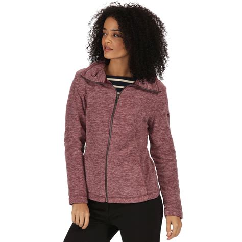 Regatta Womens Zalina Jacket Full Zip Marl Fleece Walking Ebay