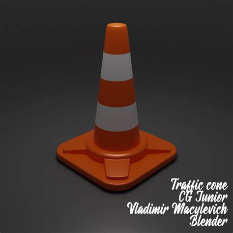 Traffic Cone 3d Models In Parts 3dexport