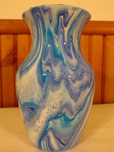 Glass Vase Hand Painted Acrylic Paint T Glass Vase Vase Hand Painted