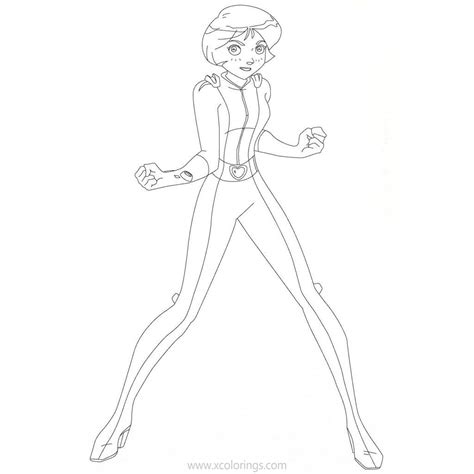 11 Printable Totally Spies Coloring Pages