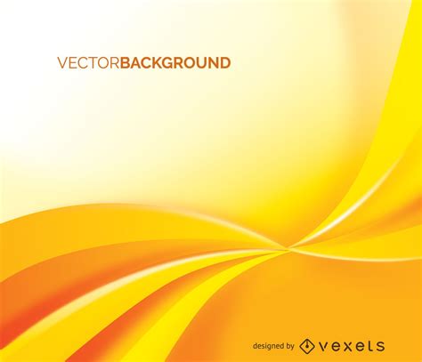 Yellow Swirl Background Vector Download