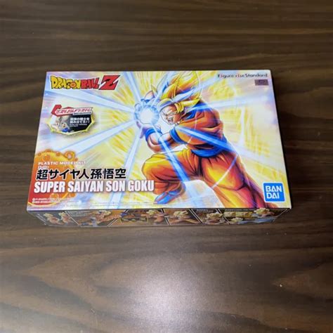 Dragon Ball Z Figure Rise Standard Super Saiyan Son Goku Opened Box 34 99 Picclick