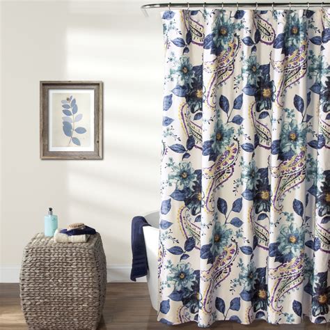 Lush Decor Floral Paisley Shower Curtain And Reviews Wayfair