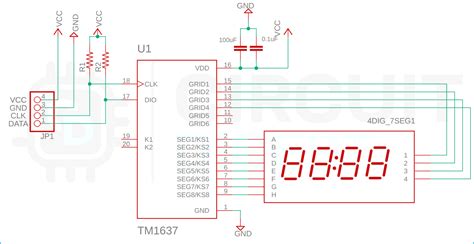 Arduino Tm1637 4 Digit Seven Segment Display Module Interface Tutorial