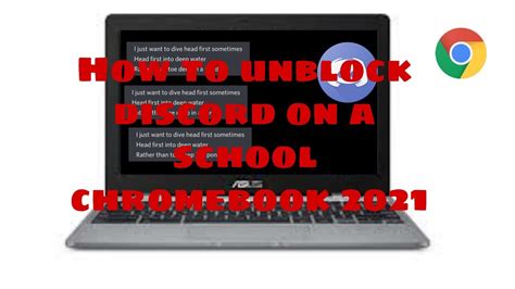 How To Unblock Discord On A School Chromebook 2021 Youtube