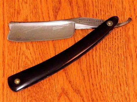 Vintage Wade And Butcher For Barbers Use Straight Razor Made In
