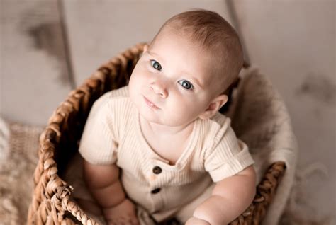 Photo Session Baby Milestone Oliver 6m Pamela Gammon Photography