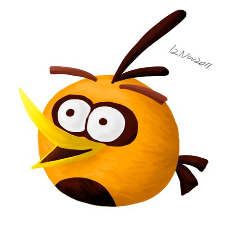Angry Orange Bird By Riverkpocc On Deviantart