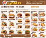 Delivery Order Burger King Bekasi Photos