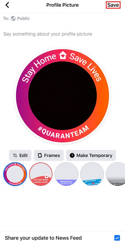 Facebook Heres How To Add A Stay Home Frame To Your Profile Picture