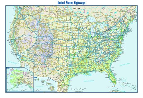 Free Printable Us Map With Highways Printable Us Maps