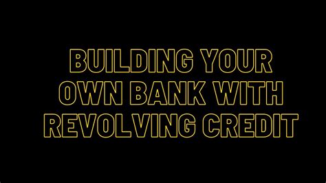 Maybe you would like to learn more about one of these? The power of revolving credit| why you must use your ...