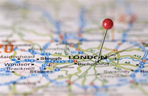 London Map Pin Stock Photo Image Of Capital Atlas Britain 18431260