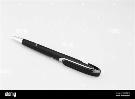Ballpoint Pen On An Isolated White Background Stock Photo Alamy