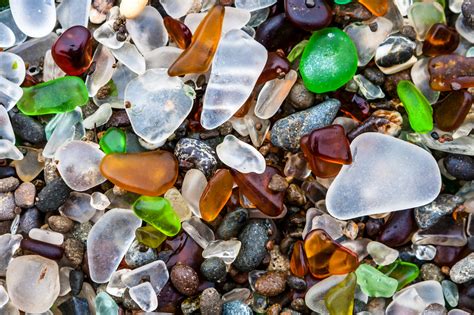 Beach Glass River Rocks And Dune Sands All Form The Same Way •