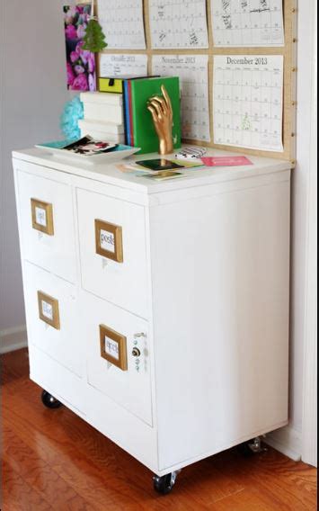 But my parents inspired by all my diying got bit by the. 15 File Cabinet Makeovers-DIY Ideas To Update An Old File ...
