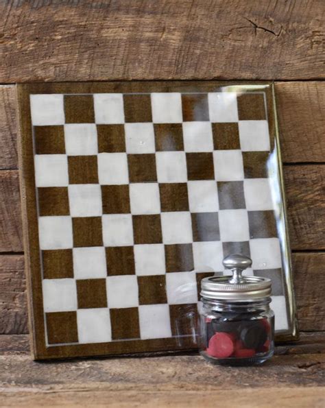 Wooden Checker Board Checker Boards Handmade By Masonmesmile Wooden