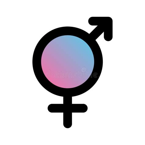 Iconos Del Sexo Muestras Masculinas Y Femeninas Símbolos Del Género