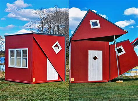 As sound as that idea is, the folks at d*haus company have added a new fold to an old idea, literally. Startup Brette Haus Creates Origami-Like Prefab Tiny Homes ...
