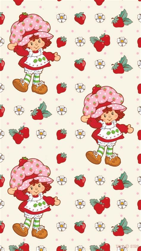 Strawberry Shortcake Iphone Wallpaper Strawberry Shortcake Cartoon Hello Kitty Iphone