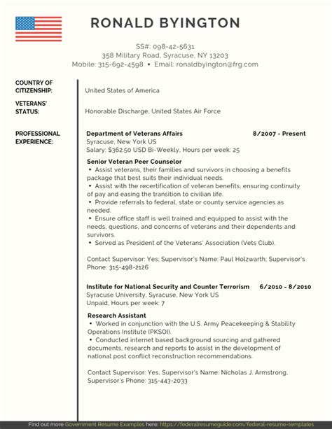Free Government Resume Templates