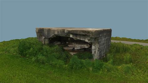 German Wwi Bunker In Flanders 3d Model By Thomas Rigauts Trigauts