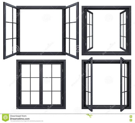 Open Window With Curtains On A Transparent Background Vector