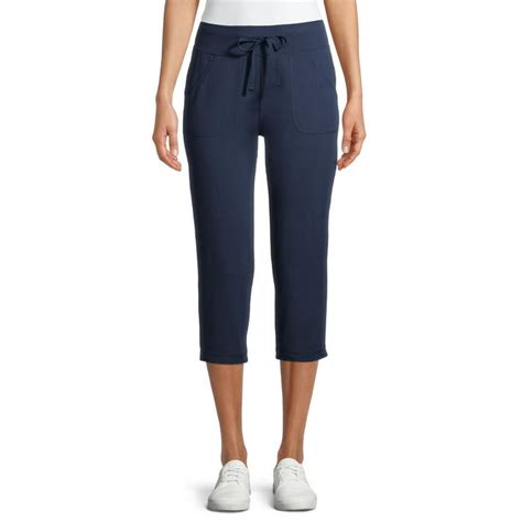 Athletic Works Womens Athleisure Core Knit Capris