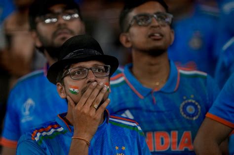 India Vs Australia Cricket World Cup Final Fans Slam ‘mostly Silent