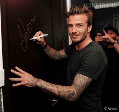 David Beckham Tatoué De Partout Décryptage De Ses Tatouages Puretrend