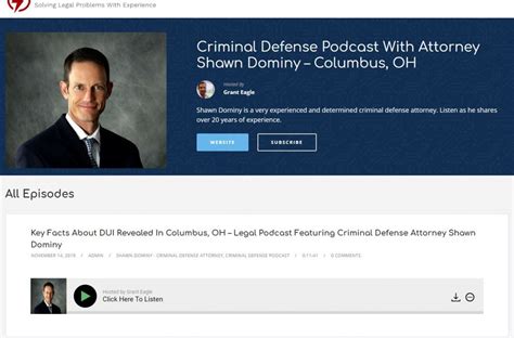 Podcast Interview “key Facts About Dui Revealed In Columbus Oh
