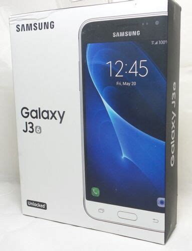 Samsung Galaxy J3 16gb 4g 5mp Camera Smartphone Unlocked White Sm