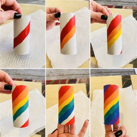 Toilet Paper Roll Rainbow Craft Windsock Fast Fun Easy For Kids
