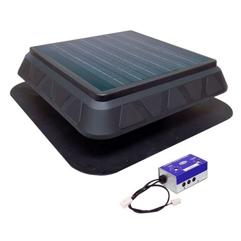 Master Flow 750 Cfm Low Profile Solar Powered Roof Mount