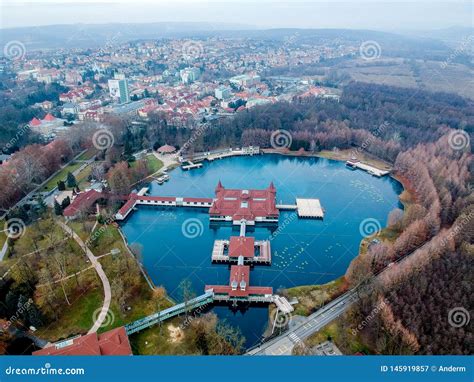 Lake Heviz Thermal Bath In Hungary Europe Stock Image Image Of