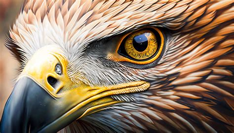 Close Up Two Eyes Of Eagle Generative Ai 21794519 Stock Photo At Vecteezy