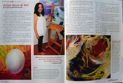 Article In The Villages Magazine Arrachme Art