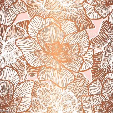 Floral Seamless Pattern Plant Texture For Fabric Wrapping Wallpaper And