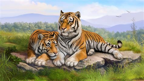 Tigers Art Hd Artist 4k Wallpapers Images Backgrounds Photos And
