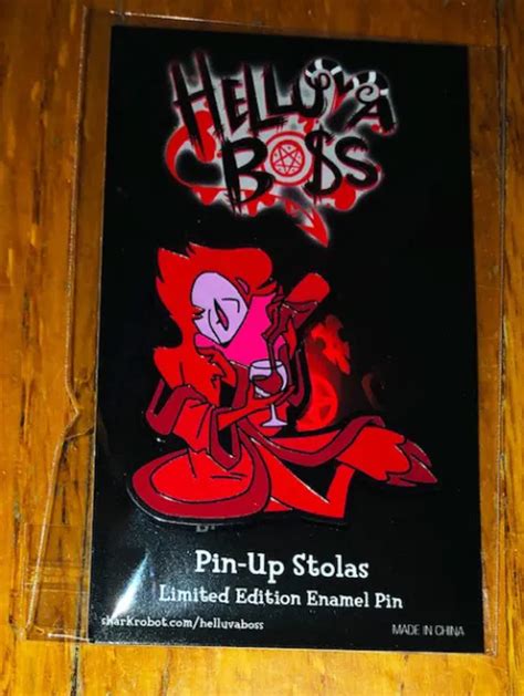 HELLUVA BOSS PIN UP Valentine S 2022 Stolas Pin SOLD OUT FOREVER Hazbin