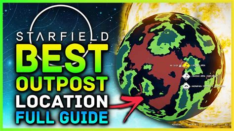 Starfield Best Outpost Location Resources Full Guide Walkthrough