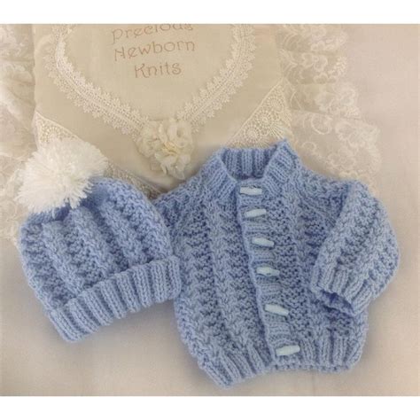 Pattern 54 Babies Cosy Cardigan Set Sizes Early Baby And 0 3 Months