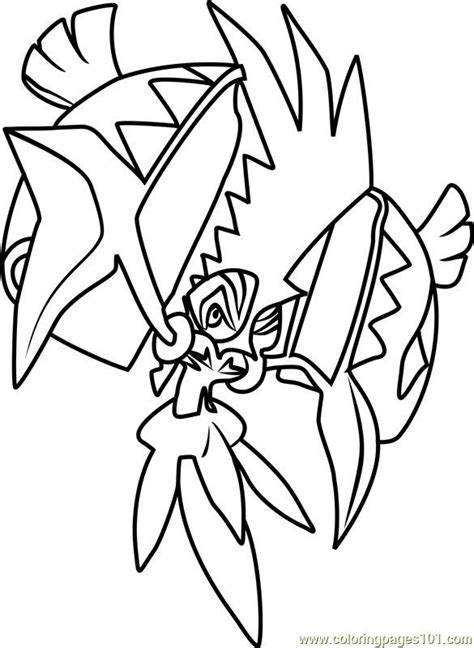 Pokemon Coloring Pages Solgaleo And Lunala Potent Pokemon Sun