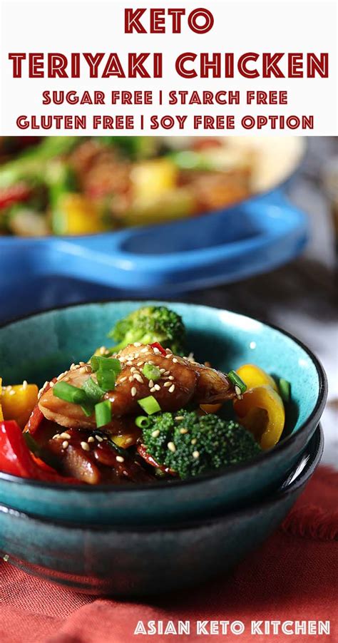 chicken teriyaki keto japanese carb low recipe asian kitchen thighs vegetables