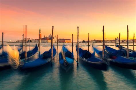 Sunset In Venice Italy Stock Photo Image Of Dusk European 111859490