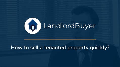 How To Sell A Tenanted Property Quickly Youtube