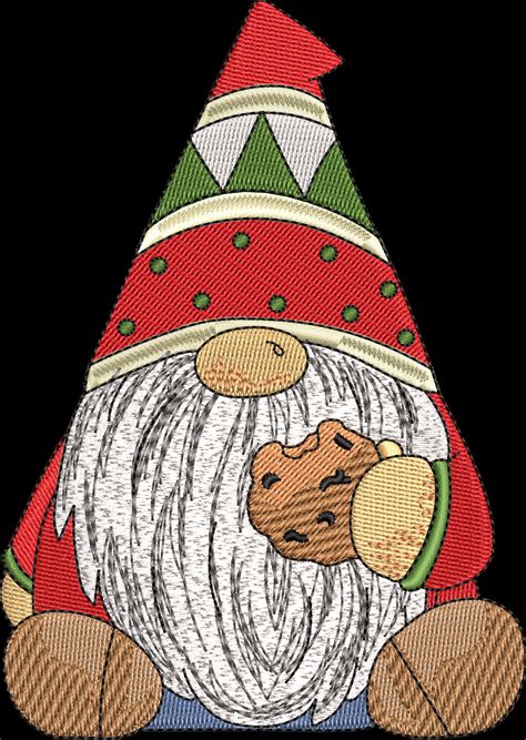 Gnome Embroidery Designs Etsy