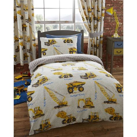 Shop for toddler boy bedding sets at bed bath & beyond. Construction Equipment Boys Bedding Twin Duvet Cover ...