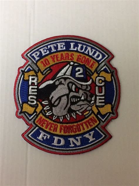 Fdny Rescue 2 Memorial Patch Fdny Patches Fdny Patches