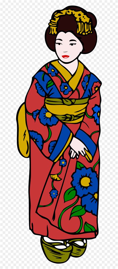 Traditional Japanese Kimono Clipart Png Download 5702090 Pinclipart